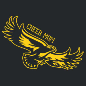 Cheer MOM - Ladies Ultra Cotton ® 100% US Cotton T Shirt Design