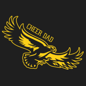 Cheer DAD - Unisex Organic French Terry Crewneck Sweatshirt Design