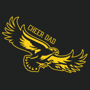 Cheer DAD - Posi UV ® Pro Long Sleeve Hoodie Design