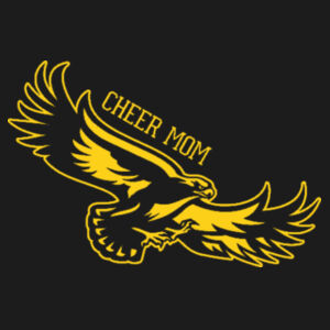 Cheer MOM - Ladies PosiCharge ® Tri Blend Wicking Long Sleeve Hoodie Design