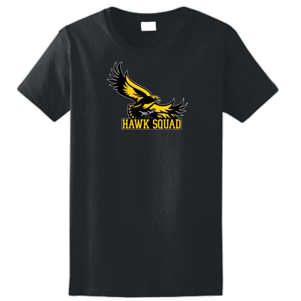 Hawk Squad - Ladies Ultra Cotton ® 100% US Cotton T Shirt Thumbnail
