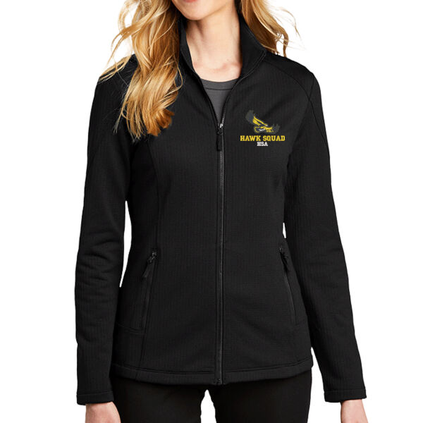 Hawk Squad HSA - Ladies Grid Fleece Jacket Thumbnail