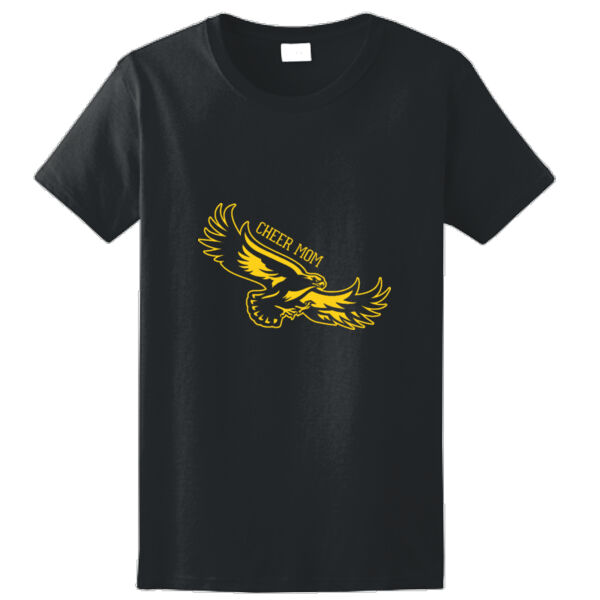 Cheer MOM - Ladies Ultra Cotton ® 100% US Cotton T Shirt Thumbnail