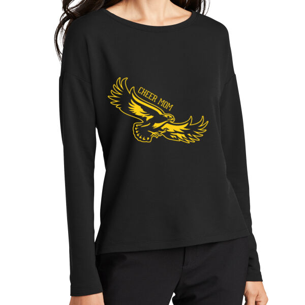 Cheer MOM - Women's Stretch Drop Shoulder Pullover Thumbnail